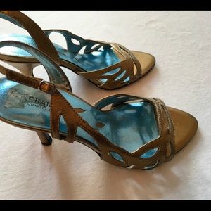 Charles David Gold / Bronze Heels